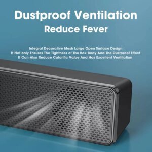 Bluetooth 5.0 Stereo 4D Soundbar with Subwoofer for PC & TV