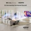 ULTIMEA 5.1 Dolby Atmos Soundbar with Wireless Subwoofer