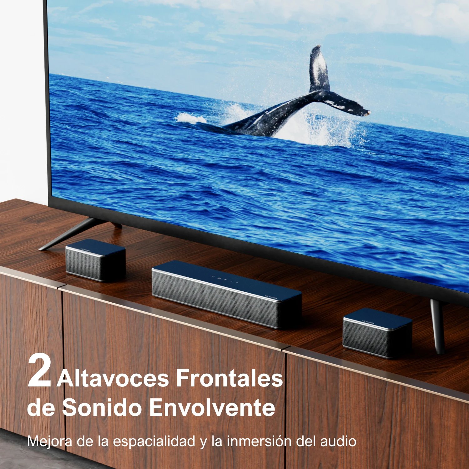 ULTIMEA 7.1 TV Bluetooth Soundbar + 6.5" Wireless Subwoofer