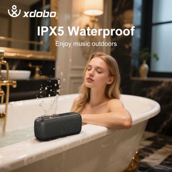 XDOBO Speaker Wireless 60W Soundbar X8 II Heavy Bass 6600mAh Battery Home Office Outdoor Riding Camping Party Music Player