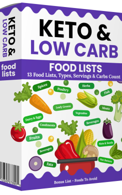 keto and low carb food lists