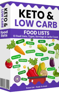 keto and low carb food lists